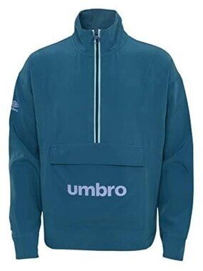 Umbro Pullover Halfzip Jacket, Blue Coral/Digital Violet,
